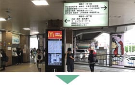 JR福島駅からのアクセス