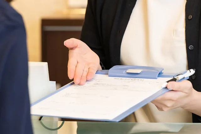 Step.2 来院と受付手続き