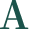 Aの文字画像
