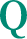 Qの文字画像